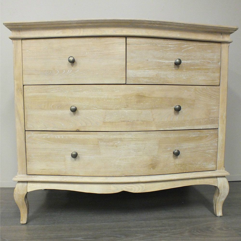 Ontario Solid Oak Chest In Lime Wire Weathered Finish