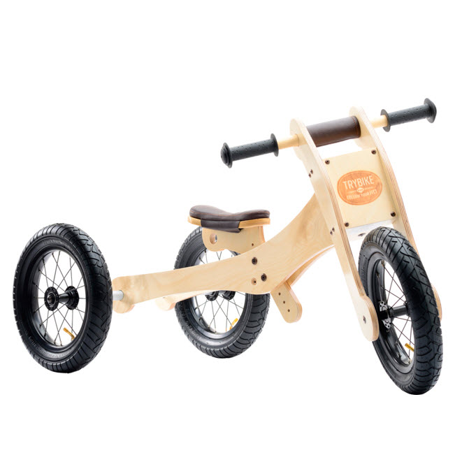 wooden bike toy