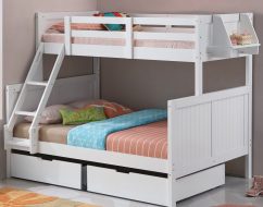 Bailey+Single+Over+Double+Bunk+Bed+with+Hanging+Shelf++2+Drawers