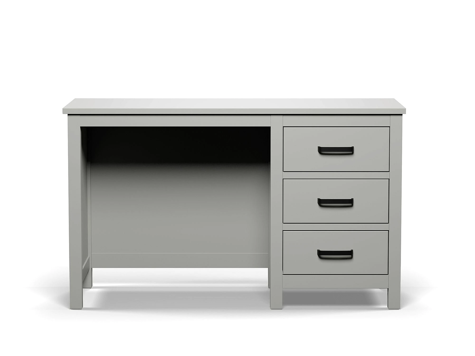 grey desk bedroom